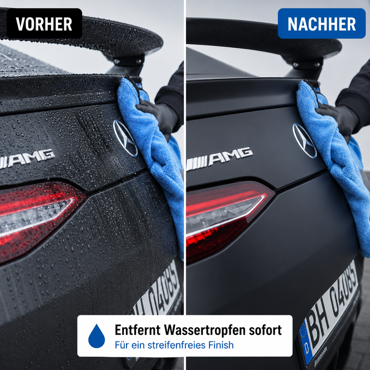 Premium Mikrofaser Detailing-Tuch fürs Auto